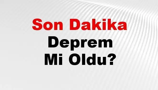 Bursa'da Son Dakika Deprem: Şehir Sarsıldı, Detaylar Burada!