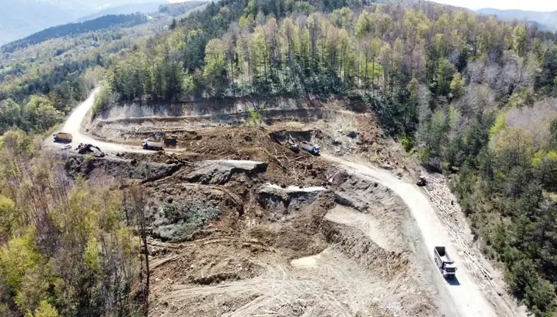Kastamonu-Çatalzeytin Kara Yolunda Faciaya Neden Olan Heyelan
