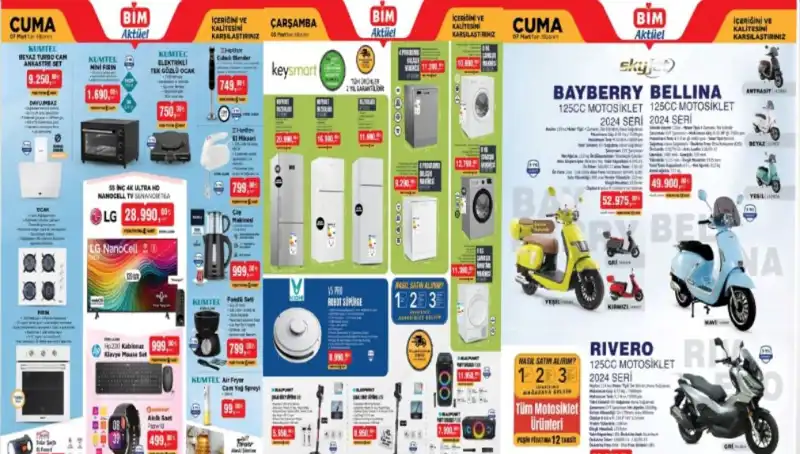 BİM İndirimleri Başlıyor: 4-7 Mart Aktüel Ürünler Kataloğu