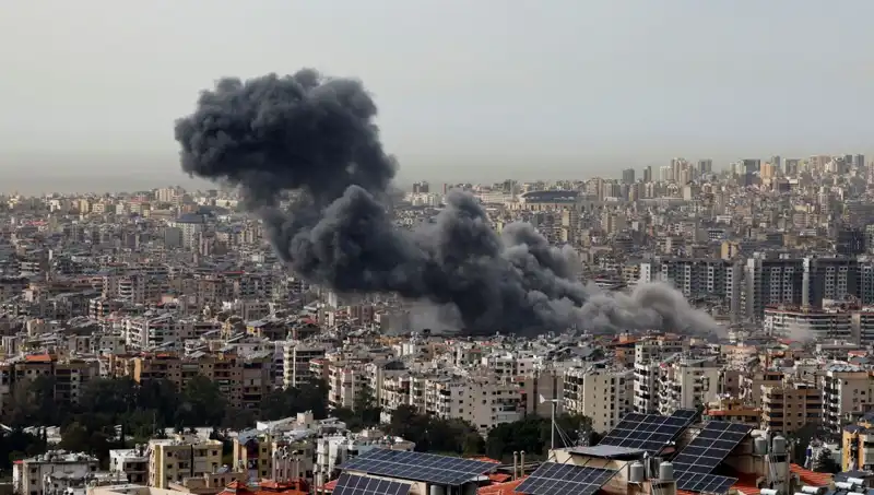 İsrail Ordusu, Beyrut'un Güneyine Tarihi Saldırı Düzenledi