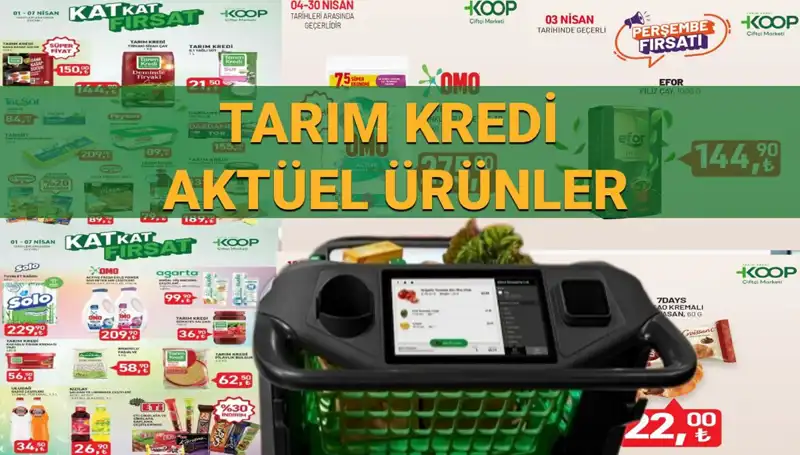 Tarım Kredi Marketleri'nden Nisan Ayına Özel İndirimler Yayınlandı!