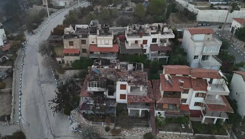 Orman Yangınlarından Etkilenen Bölgelerde Dram: Evler Kullanılamaz Hale Geldi