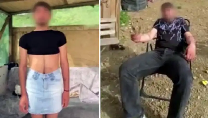 Hırsızları Gözaltına Alıp Kadın Kıyafeti Giydirdiler! O Anlar Kamerada