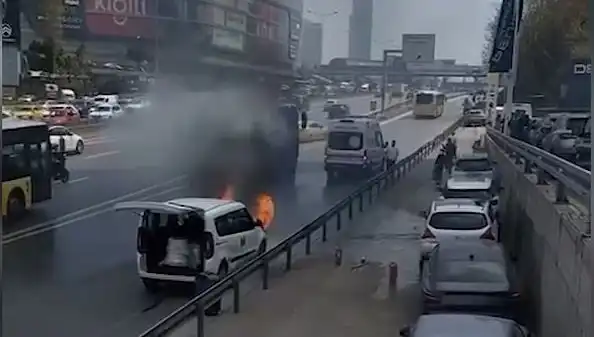 Yanan Araca TOMA ile Hızlı Müdahale: Olayın Detayları!
