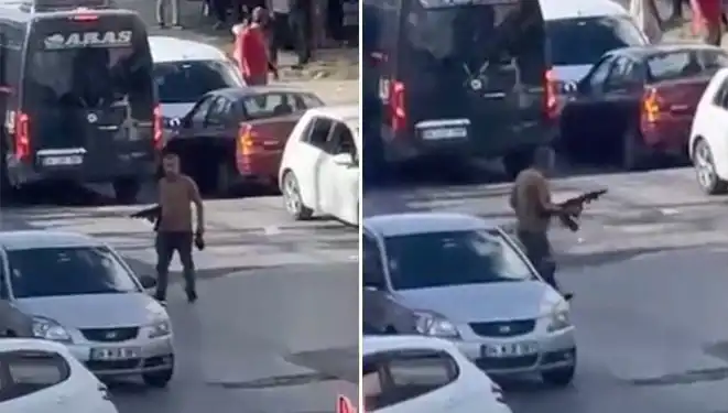 Başakşehir'de Pompalı Tüfekle Yolu Kapatan Kişi Korku Yarattı
