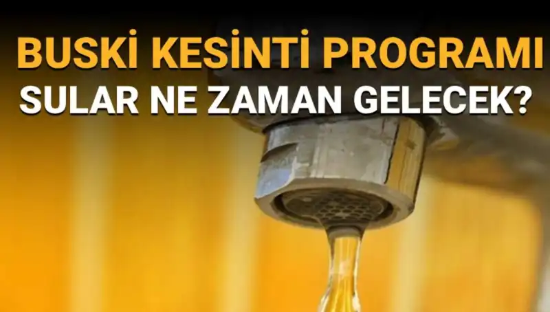 Bursa Nilüfer'de Su Kesintisi Ne Zaman Bitecek? BUSKİ Duyurdu!