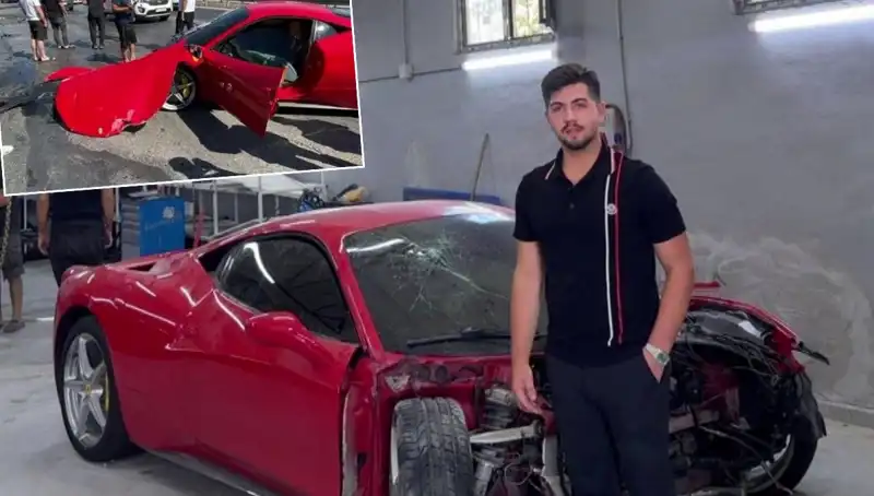 Hurdaya Dönüşen 15 Milyonluk Ferrari'nin Sahibi Neler Yaşadı?